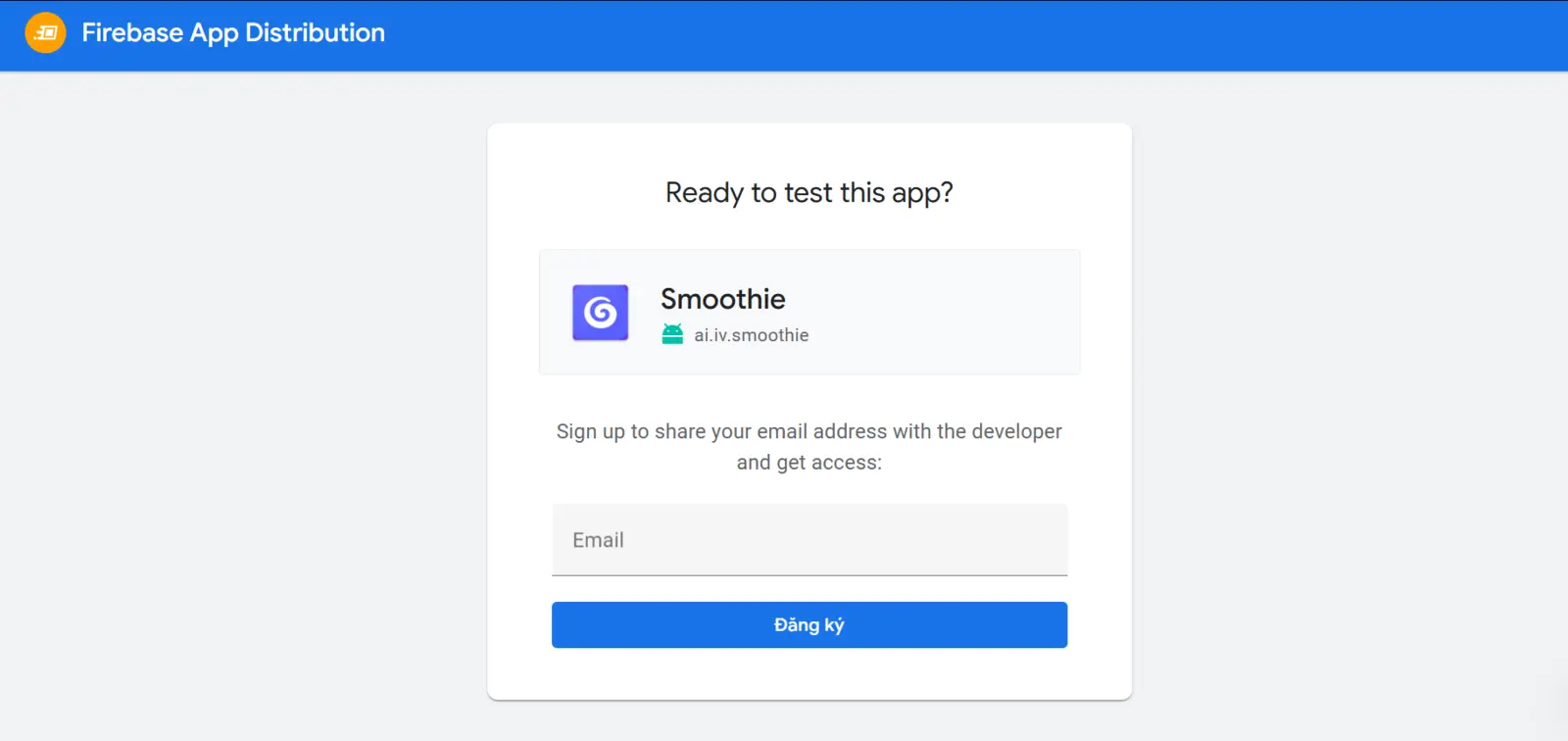 Firebase beta app distribution page illustration